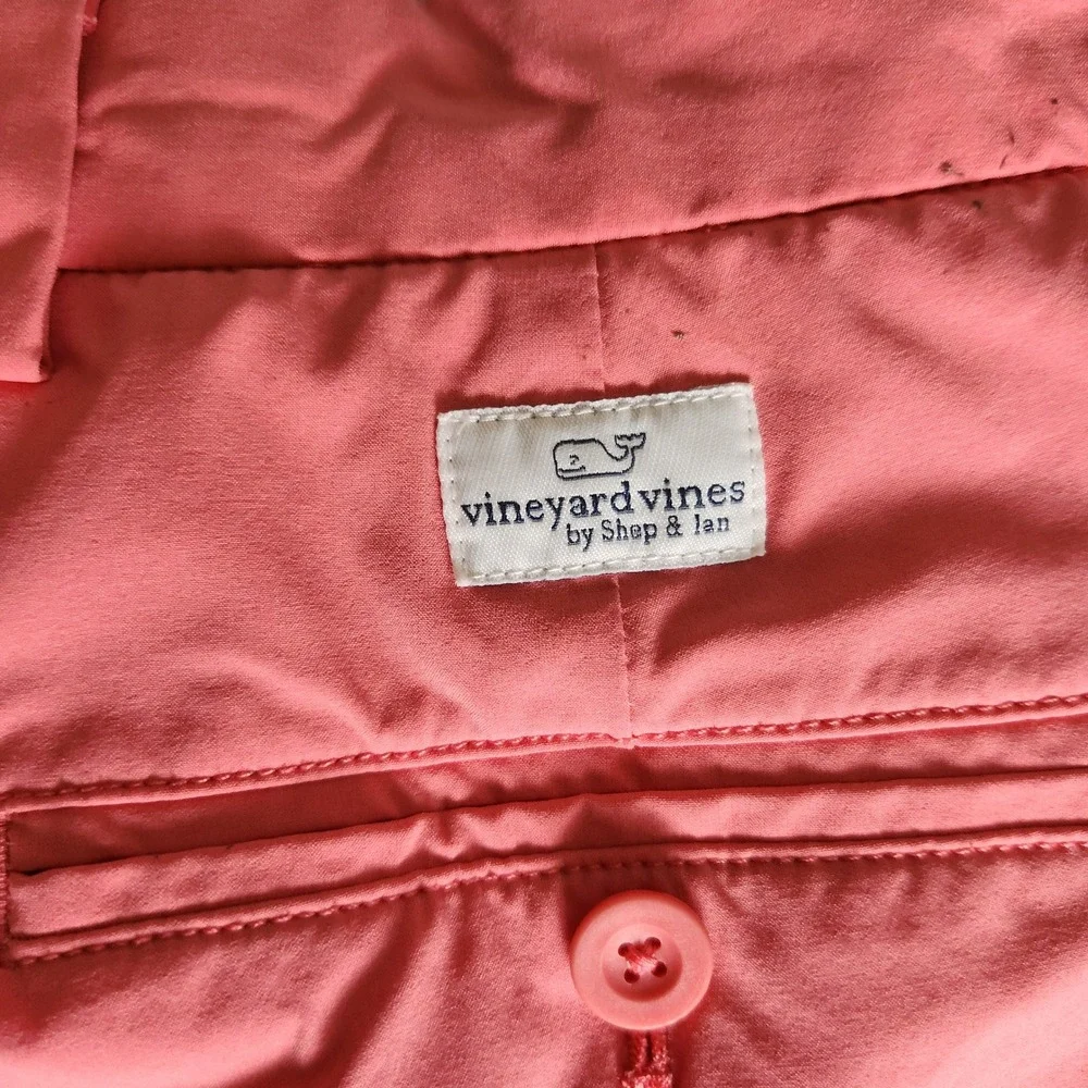 Vineyard Vines Golf Shorts Bundle Blue Pink Coral Stretch Performance Size 30 - Picture 4 of 9